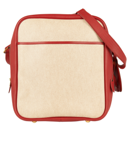 Victoria Crossbody, Canvas, Beige/Red, MIF, DB/ LT, 2*